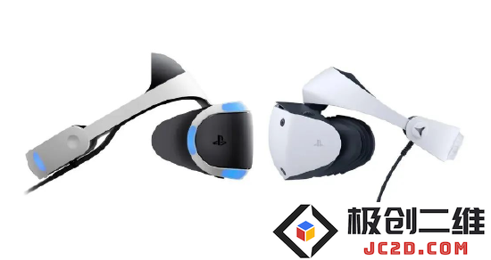 索尼PSVR系列两代机型(左为PSVR,右为PSVR2)。图源:网络