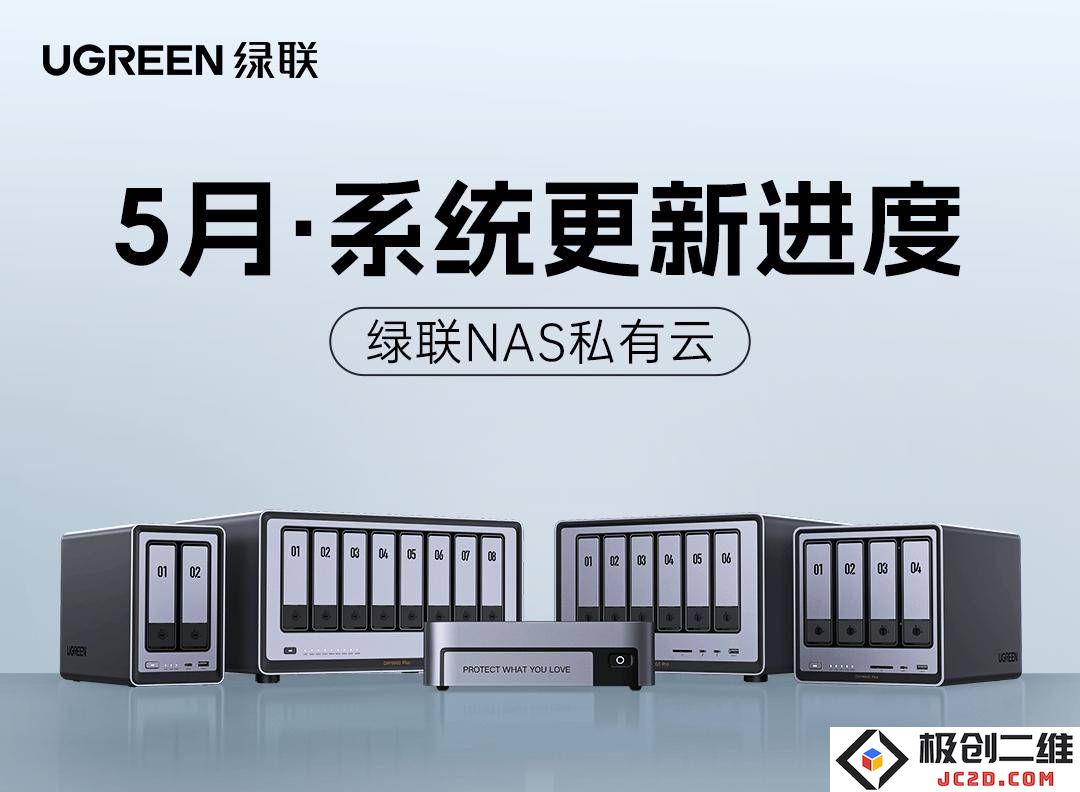 绿联NAS私有云UGOS Pro系统于5月迎来重磅升级，全面增强共享图库与备份功能！