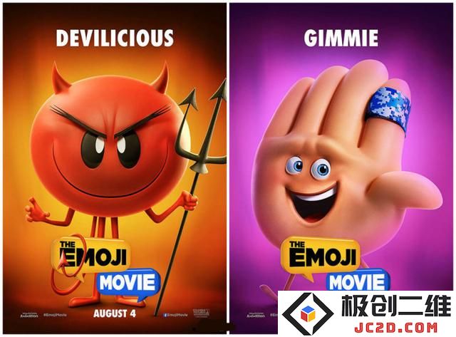 竟然没有“笑哭”《EMOJI大电影》公开角色版海报：瞬间引发大家讨论吗？ 市场反应如何？