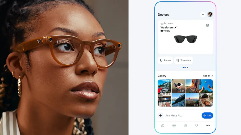 Ray-Ban智能眼镜配套应用正式升级至Meta AI，引领智能穿戴新潮流
