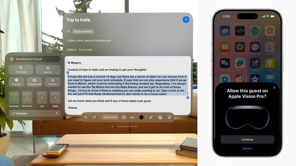 visionOS 2.4 全面发布：Apple Vision Pro 实现突破性AI功能升级引领潮流