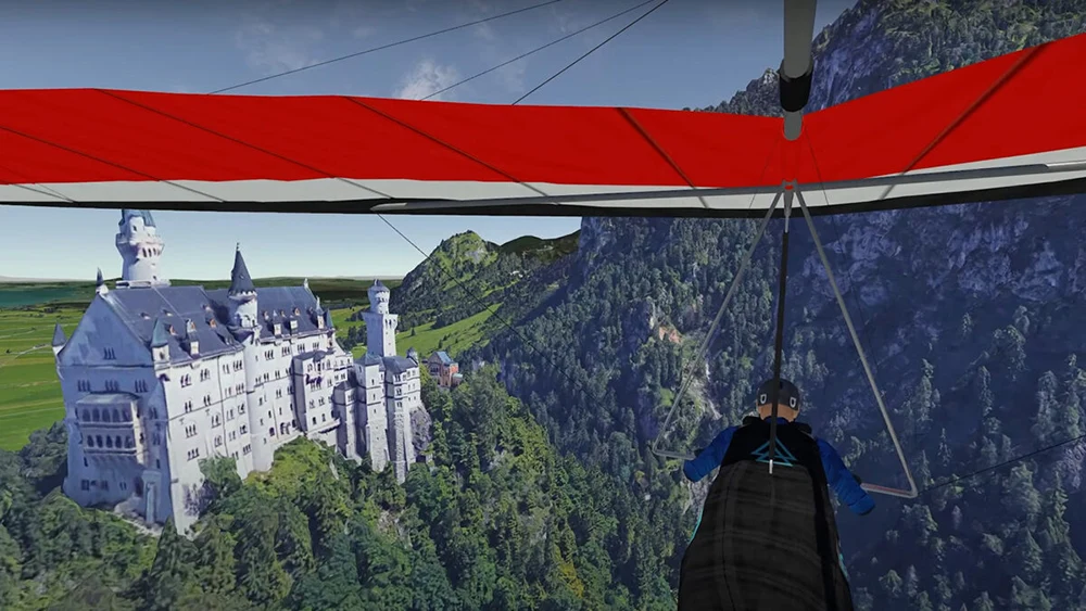 《Glider Sim》：在虚拟现实中体验滑翔伞与Google Earth完美结合的飞行冒险之旅