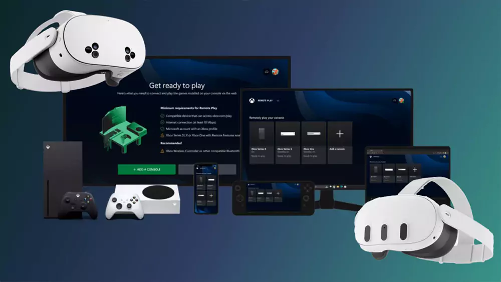 微软与Meta合作推出全新远程播放功能，玩家可通过VR眼镜畅享Xbox游戏体验