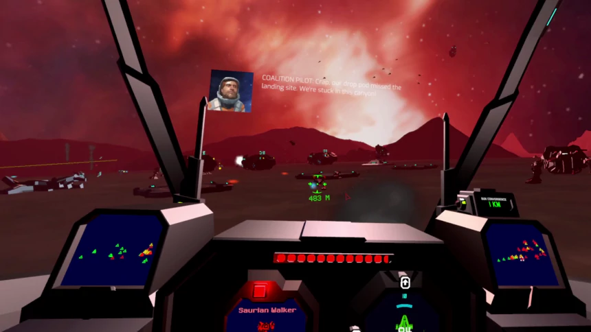经过一年的研发与沉淀，Meta Quest虚拟现实空间战斗游戏《Rogue Stargun》终于正式上线Pico头显，期待带来新的游戏体验