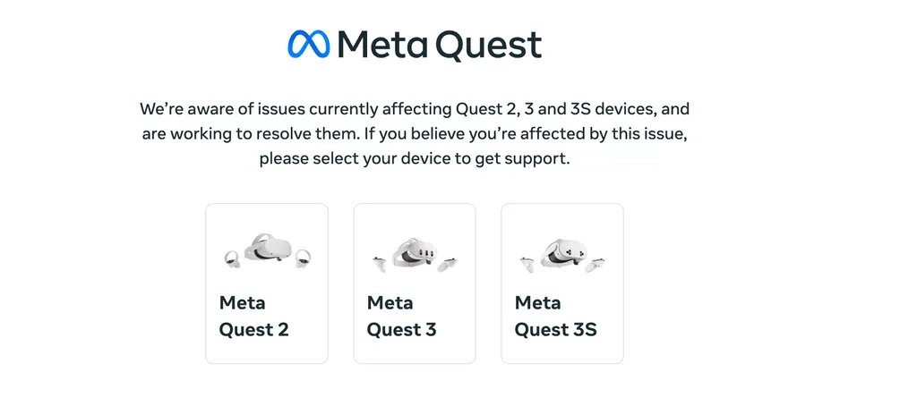 Meta由于Quest头显出现“无响应”问题而决定更换部分设备以解决故障
