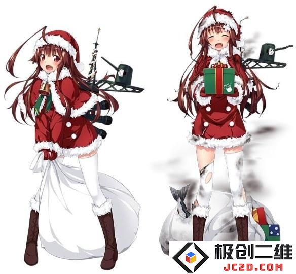 可爱得想犯罪！《舰队收藏》公布圣诞立绘及曙新立绘：你是否也被萌动的魅力征服？各种别样风采尽展现！