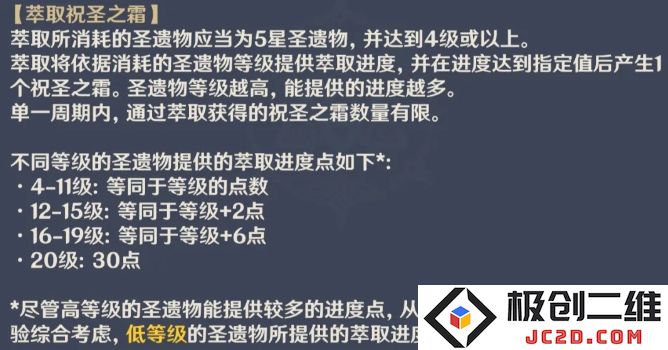 原神祝圣之霜该怎么获得