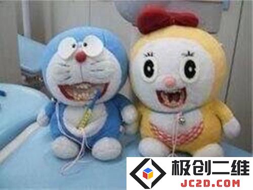 满口牙！鬼畜版哆啦A梦哆啦美上线：令人笑翻的奇葩角色，绝对不容错过！