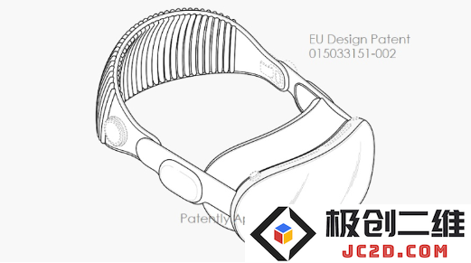 欧盟知识产权局正式发布了关于 Vision Pro 的 54 项新的设计专利信息