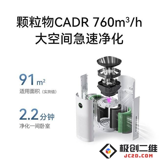 华为智选最新推出！720智能空气净化器3增强版，提升除醛和杀菌效率的最佳选择