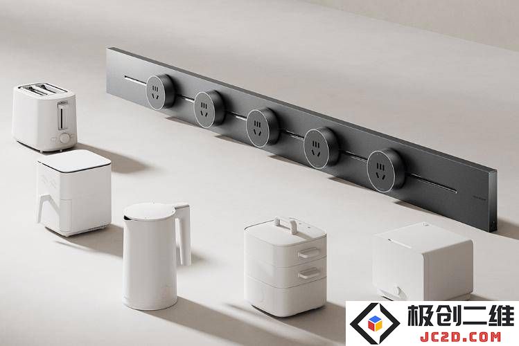 小米新款轨道插座众筹火热开启，8000W强劲功率安全保障，便捷旋转通断仅需289元起！